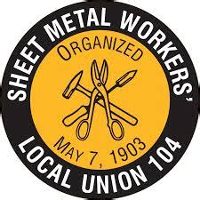 local 104 sheet metal workers|sheet metal local 104 benefits.